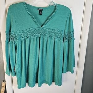New Directions Women's Size Large Boho Top